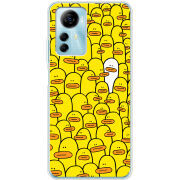 Чехол BoxFace ZTE Blade A72s Yellow Ducklings