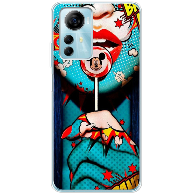 Чехол BoxFace ZTE Blade A72s Girl Pop Art