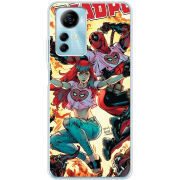 Чехол BoxFace ZTE Blade A72s Deadpool and Mary Jane