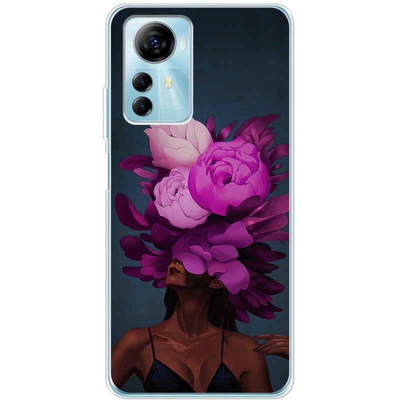 Чехол BoxFace ZTE Blade A72s Exquisite Purple Flowers