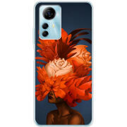 Чехол BoxFace ZTE Blade A72s Exquisite Orange Flowers