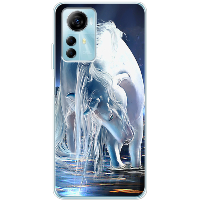 Чехол BoxFace ZTE Blade A72s White Horse