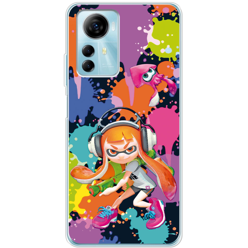 Чехол BoxFace ZTE Blade A72s Splatoon Inklings