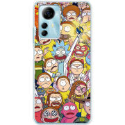 Чехол BoxFace ZTE Blade A72s Rick and Morty