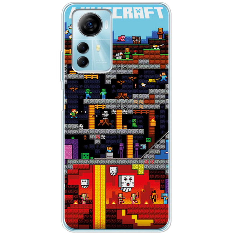 Чехол BoxFace ZTE Blade A72s Minecraft Lode Runner