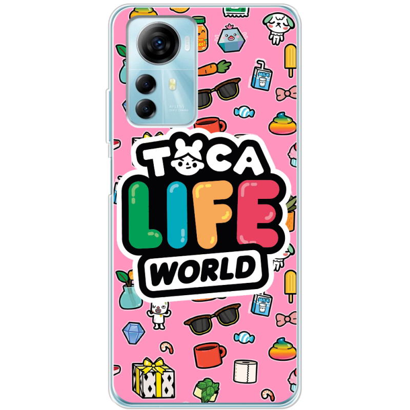 Чехол BoxFace ZTE Blade A72s Toca Boca Life World