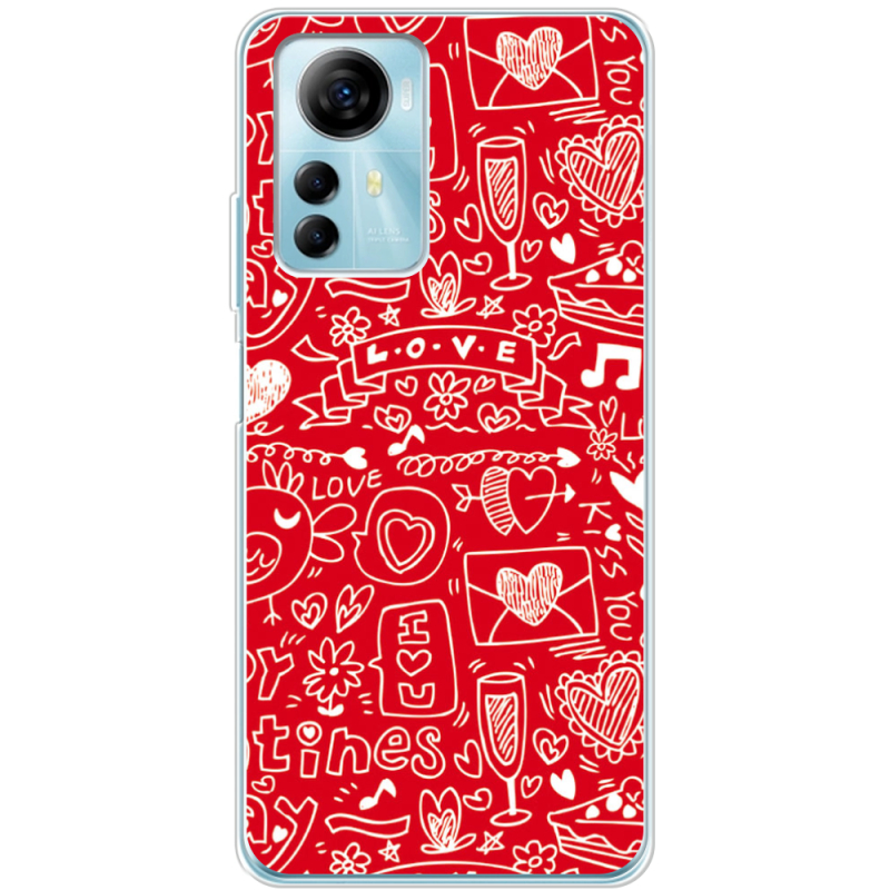 Чехол BoxFace ZTE Blade A72s Happy Valentines