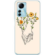 Чехол BoxFace ZTE Blade A72s Flower Hands