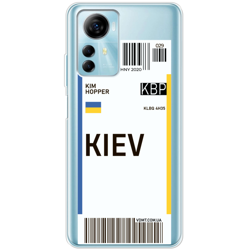 Прозрачный чехол BoxFace ZTE Blade A72s Ticket Kiev