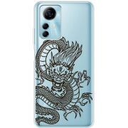 Прозрачный чехол BoxFace ZTE Blade A72s Chinese Dragon