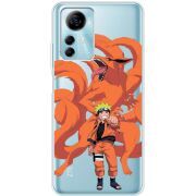 Прозрачный чехол BoxFace ZTE Blade A72s Naruto and Kurama