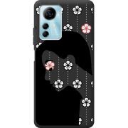 Черный чехол BoxFace ZTE Blade A72s Flower Hair