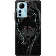 Черный чехол BoxFace ZTE Blade A72s Wolf