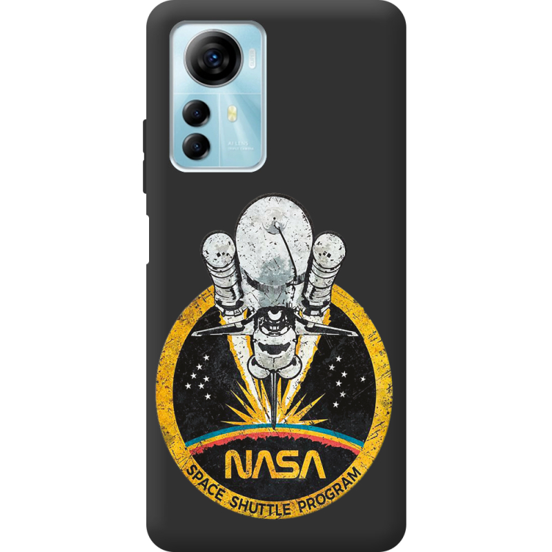 Черный чехол BoxFace ZTE Blade A72s NASA Spaceship