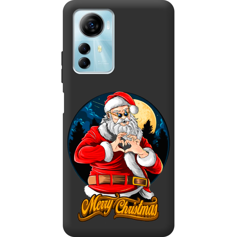 Черный чехол BoxFace ZTE Blade A72s Cool Santa