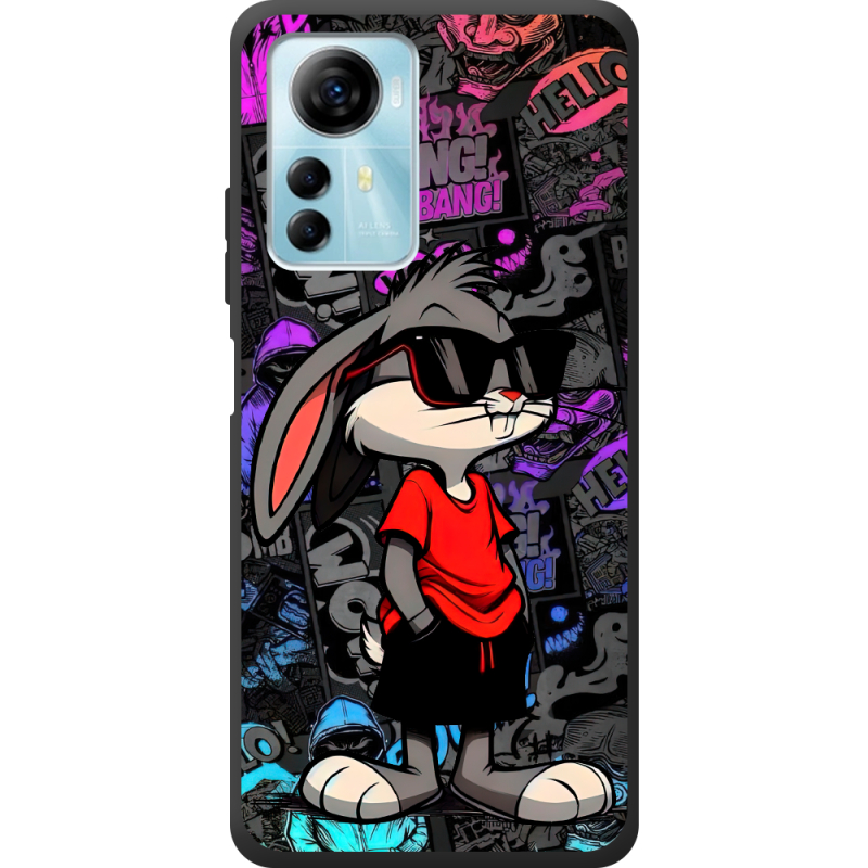 Черный чехол BoxFace ZTE Blade A72s Малий вухань