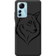 Черный чехол BoxFace ZTE Blade A72s Wolf