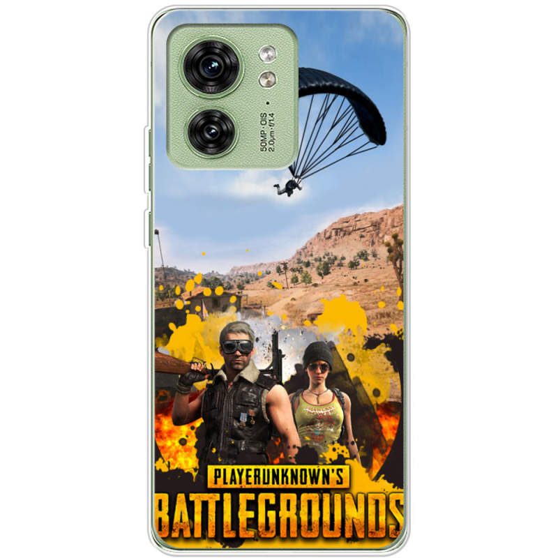 Чехол BoxFace Motorola Edge 40 Pubg parachute