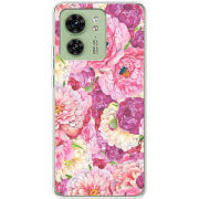 Чехол BoxFace Motorola Edge 40 Pink Peonies