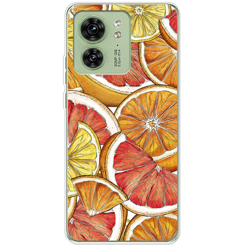 Чехол BoxFace Motorola Edge 40 Citrus Pattern