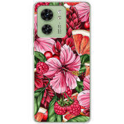 Чехол BoxFace Motorola Edge 40 Tropical Flowers