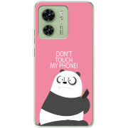 Чехол BoxFace Motorola Edge 40 Dont Touch My Phone Panda