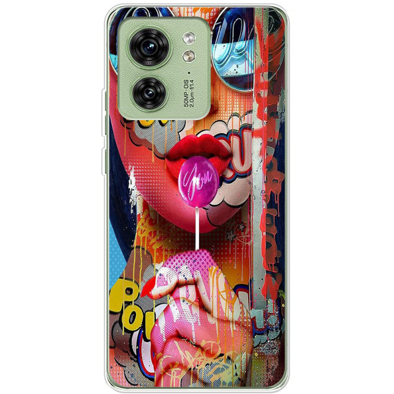 Чехол BoxFace Motorola Edge 40 Colorful Girl