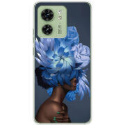 Чехол BoxFace Motorola Edge 40 Exquisite Blue Flowers