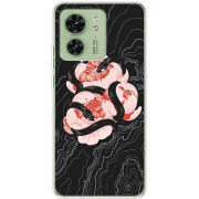 Чехол BoxFace Motorola Edge 40 Snake Rose