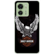 Чехол BoxFace Motorola Edge 40 Harley Davidson and eagle