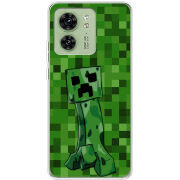 Чехол BoxFace Motorola Edge 40 Minecraft Creeper