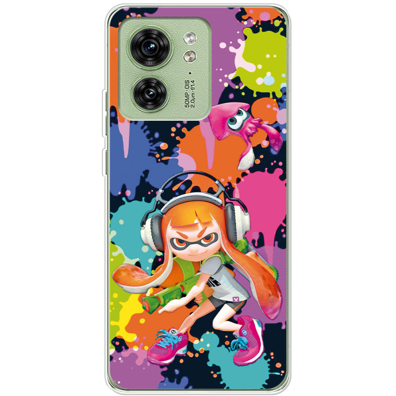 Чехол BoxFace Motorola Edge 40 Splatoon Inklings