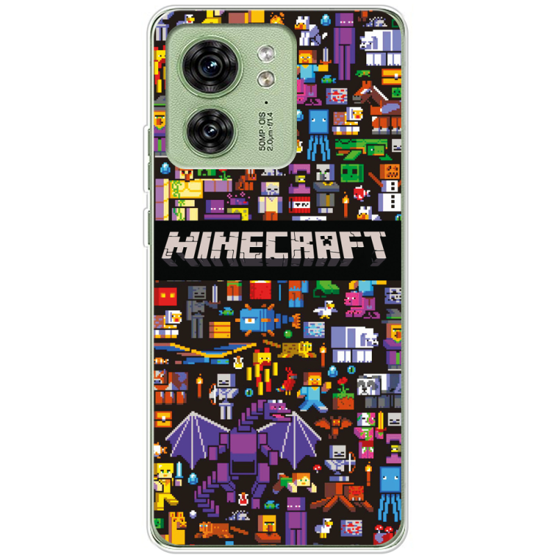 Чехол BoxFace Motorola Edge 40 Minecraft Mobbery