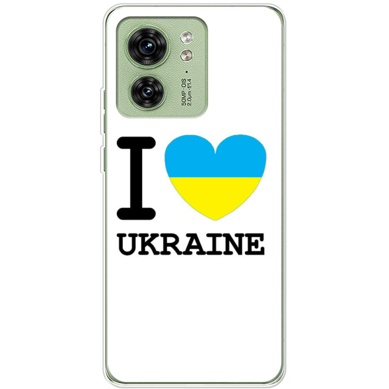 Чехол BoxFace Motorola Edge 40 I love Ukraine