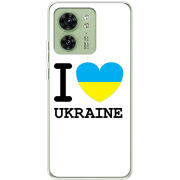 Чехол BoxFace Motorola Edge 40 I love Ukraine