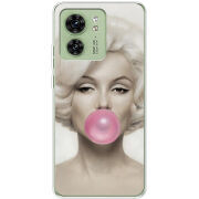 Чехол BoxFace Motorola Edge 40 Marilyn Monroe Bubble Gum