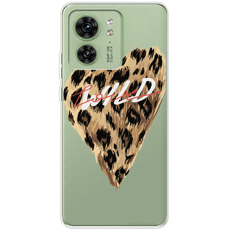 Прозрачный чехол BoxFace Motorola Edge 40 Wild Love