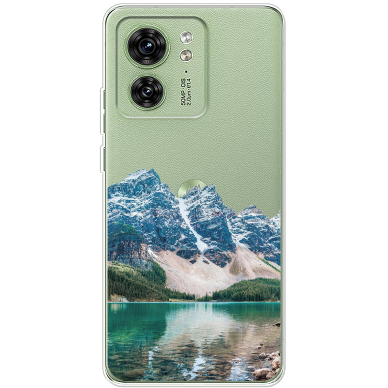 Прозрачный чехол BoxFace Motorola Edge 40 Blue Mountain