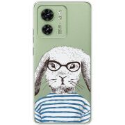 Прозрачный чехол BoxFace Motorola Edge 40 MR. Rabbit