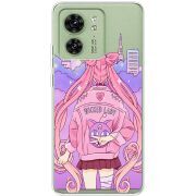 Прозрачный чехол BoxFace Motorola Edge 40 Wiked Lady