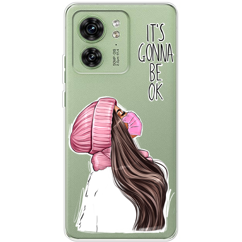 Прозрачный чехол BoxFace Motorola Edge 40 It's Gonna Be OK