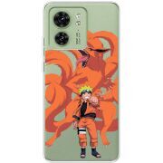 Прозрачный чехол BoxFace Motorola Edge 40 Naruto and Kurama