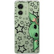 Прозрачный чехол BoxFace Motorola Edge 40 Baby Yoda