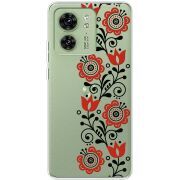 Прозрачный чехол BoxFace Motorola Edge 40 Ethno Ornament