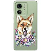 Прозрачный чехол BoxFace Motorola Edge 40 Winking Fox