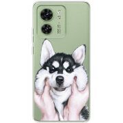 Прозрачный чехол BoxFace Motorola Edge 40 Husky