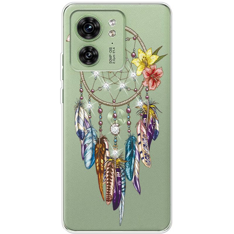 Чехол со стразами Motorola Edge 40 Dreamcatcher