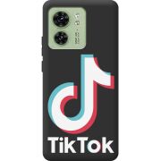 Черный чехол BoxFace Motorola Edge 40 Tik Tok