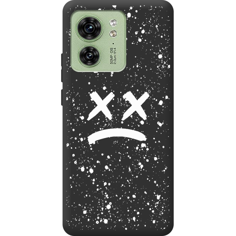 Черный чехол BoxFace Motorola Edge 40 Sad Way