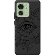 Черный чехол BoxFace Motorola Edge 40 Eye